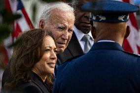 DC: President Biden and Vice President Visit the Pentagon 9/11 Memorial