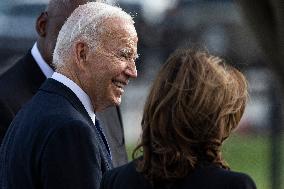 DC: President Biden and Vice President Visit the Pentagon 9/11 Memorial