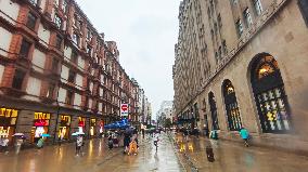 Heavy Rain Hit Shanghai