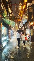 Heavy Rain Hit Shanghai