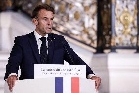 Reopening Of The Council Of State - Paris