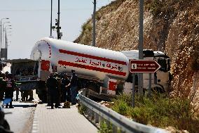 Israeli Soldier Killed In Truck Ramming - West Bank