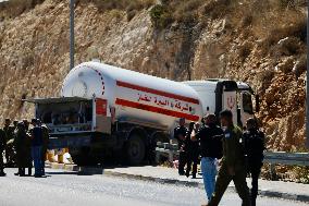 Israeli Soldier Killed In Truck Ramming - West Bank