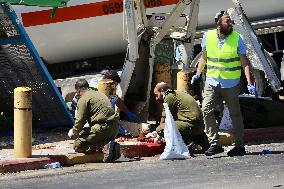 Israeli Soldier Killed In Truck Ramming - West Bank