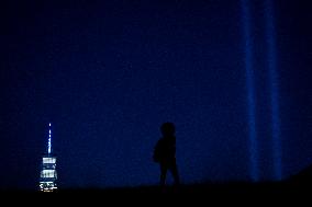 September 11th Memorial And Tribute Lights In Jersey City