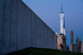 September 11th Memorial And Tribute Lights In Jersey City