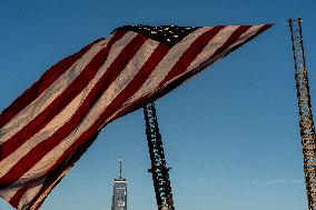 September 11th Memorial And Tribute Lights In Jersey City