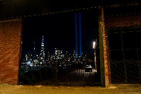 September 11th Memorial And Tribute Lights In Jersey City