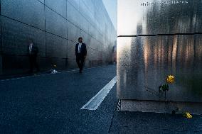 September 11th Memorial And Tribute Lights In Jersey City