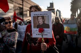 March To Commemorate The 51st Anniversary Of The Coup D'état In Chile.