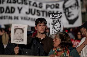 March To Commemorate The 51st Anniversary Of The Coup D'état In Chile.