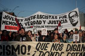 March To Commemorate The 51st Anniversary Of The Coup D'état In Chile.