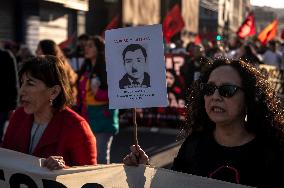 March To Commemorate The 51st Anniversary Of The Coup D'état In Chile.