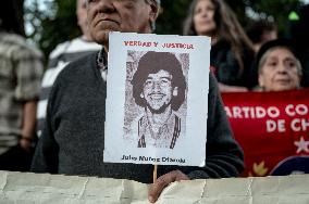 March To Commemorate The 51st Anniversary Of The Coup D'état In Chile.