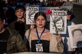 March To Commemorate The 51st Anniversary Of The Coup D'état In Chile.