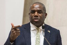 The British Foreign Secretary David Lammy Joined His American Counterpart Antony Blinken On A Visit To Ukraine