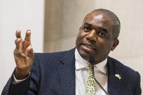 The British Foreign Secretary David Lammy Joined His American Counterpart Antony Blinken On A Visit To Ukraine