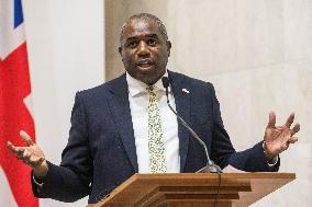 The British Foreign Secretary David Lammy Joined His American Counterpart Antony Blinken On A Visit To Ukraine