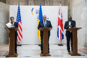 The British Foreign Secretary David Lammy Joined His American Counterpart Antony Blinken On A Visit To Ukraine