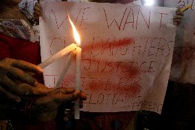 Protest Over Kolkata Doctor Rape-Murder Case - India