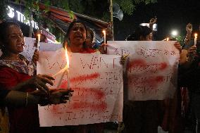 Protest Over Kolkata Doctor Rape-Murder Case - India