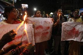 Protest Over Kolkata Doctor Rape-Murder Case - India