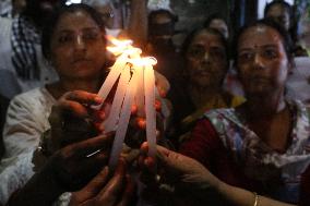 Protest Over Kolkata Doctor Rape-Murder Case - India