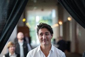 Justin Trudeau After The Liberal Caucus Retreat - Nanaimo