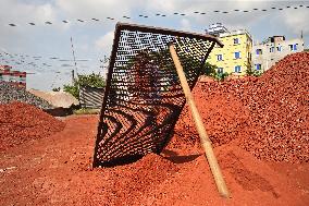 Brick Breaking Yard - Bangladesh