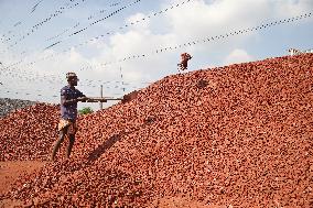 Brick Breaking Yard - Bangladesh