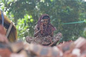 Brick Breaking Yard - Bangladesh