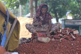 Brick Breaking Yard - Bangladesh