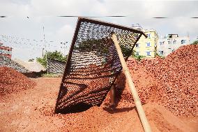 Brick Breaking Yard - Bangladesh