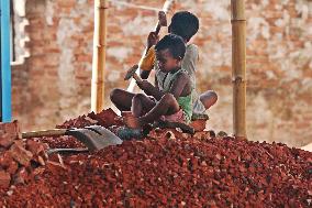 Brick Breaking Yard - Bangladesh