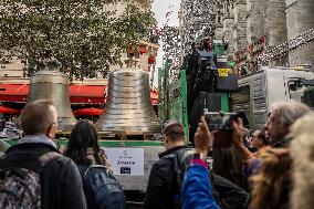 Eight Bells Return To Belfry Of Notre Dame - Paris