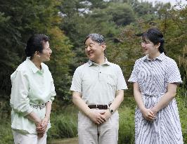 Japan imperial family stay at villa in Tochigi Pref.