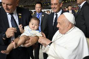 Pope Francis Leads A Mass - Singapore