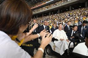 Pope Francis Leads A Mass - Singapore