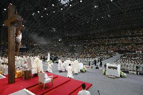 Pope Francis Leads A Mass - Singapore