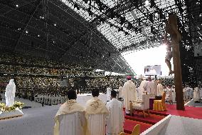 Pope Francis Leads A Mass - Singapore