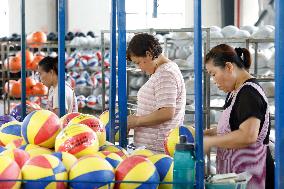 Sports Balls Production in Suqian