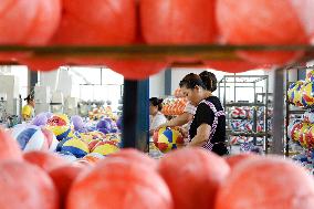 Sports Balls Production in Suqian