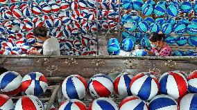 Sports Balls Production in Suqian