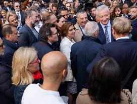 Farewell Ceremony Of Bruno Le Maire - Paris