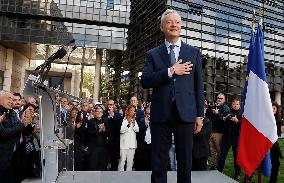 Farewell Ceremony Of Bruno Le Maire - Paris