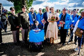 Dutch Royal Couple At 80 Years Of Freedom - Mesch