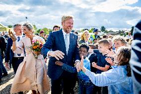 Dutch Royal Couple At 80 Years Of Freedom - Mesch