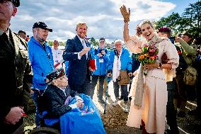 Dutch Royal Couple At 80 Years Of Freedom - Mesch