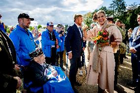 Dutch Royal Couple At 80 Years Of Freedom - Mesch