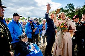 Dutch Royal Couple At 80 Years Of Freedom - Mesch